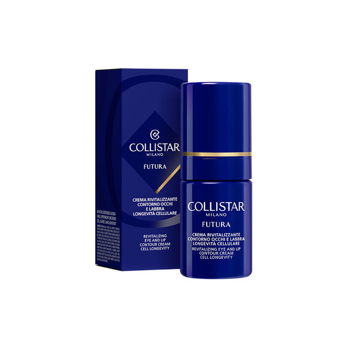 Collistar Futura Crème Contour des Yeux et des Lèvres Revitalisante 15 ml - Réduit Rides, Cernes et Redéfinit le Contour