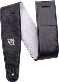 ERNIEBALL Sangle en cuir italien Comfort Collection - Noire