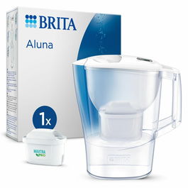 Carafe Filtrante Brita ALUNA BLANCA Blanc Transparent Plastique 2,4 L