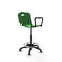 PIQUERAS Y CRESPO Tabouret Robledo Pivotant Vert