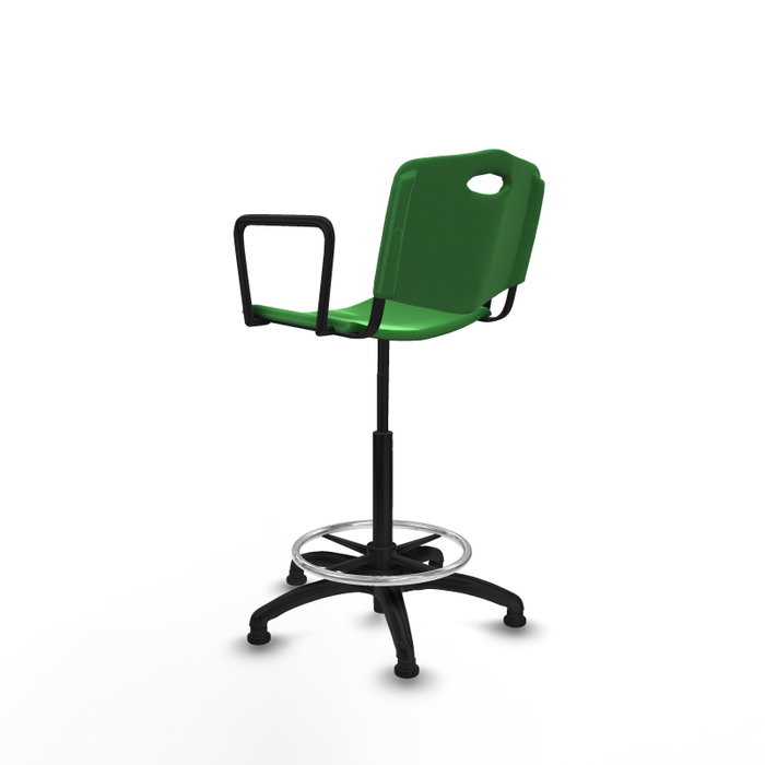PIQUERAS Y CRESPO Tabouret Robledo Pivotant Vert PIQUERAS Y CRESPO Tabouret Robledo Pivotant Vert
