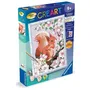 Ravensburger CreArt 25837 - Kit de peinture par numéros pour enfant 'Écureuil au printemps', 15 couleurs avec cadre, à partir de 9 ans, 18x24 cm