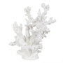 BigBuy Home Figurine Décorative Corail Blanc en Résine