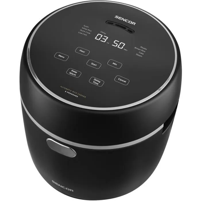 Sencor SRM 0671BK Cuiseur à riz, 0,6 L, Noir