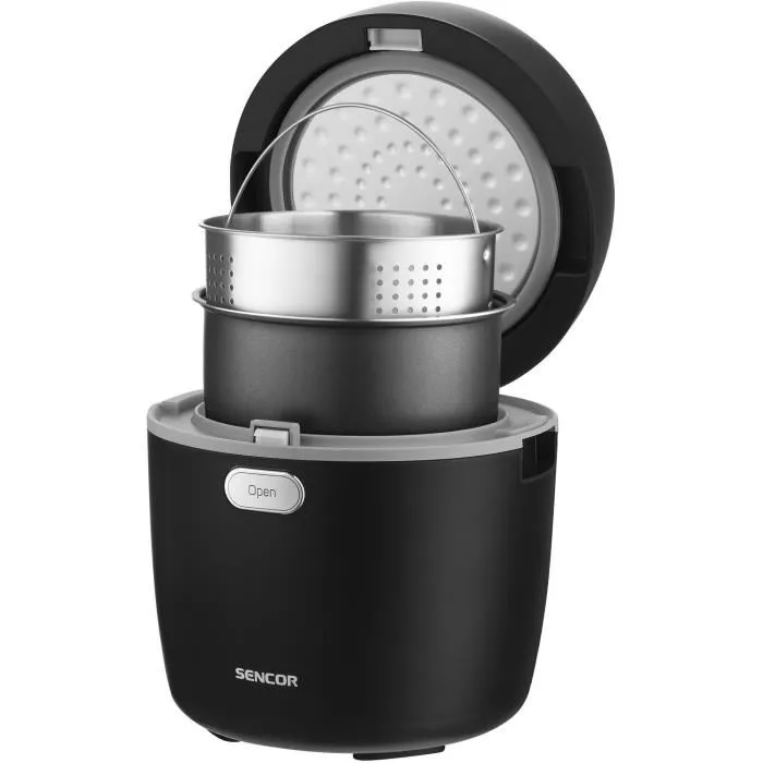 Sencor SRM 0671BK Cuiseur à riz, 0,6 L, Noir