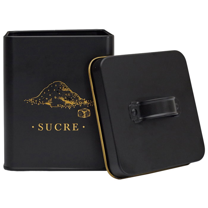 Cook Concept Bote Metal Sucre Noir Mat