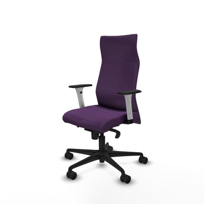Piqueras Y Crespo Fauteuil Albacete, mécanisme synchrone, morado