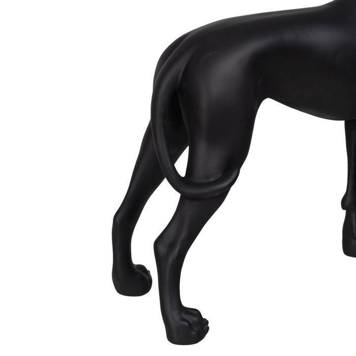 BigBuy Home Figurine Décorative Chien Noir BigBuy Home Figurine Décorative Chien Noir