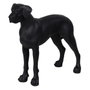BigBuy Home Figurine Décorative Chien Noir