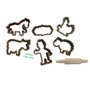 Ses Creative Kit de pâte à modeler géant écologique (7x90 g avec outils)