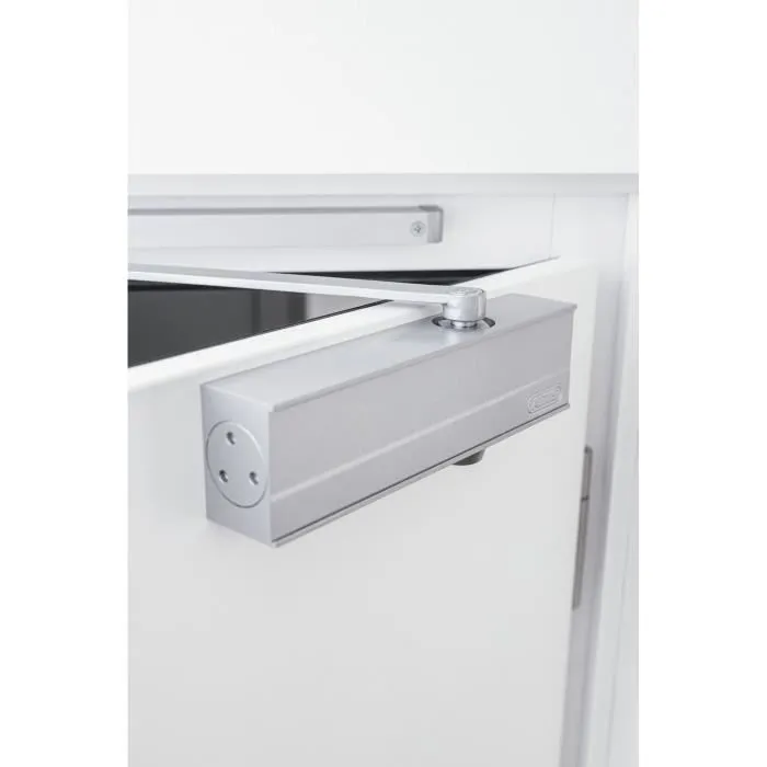 ABUS Ferme-porte AC7303 S - Pour portes jusqu'à 96 cm de large et 60 kg, fermeture sûre et silencieuse - Bureaux et bâtiments publics