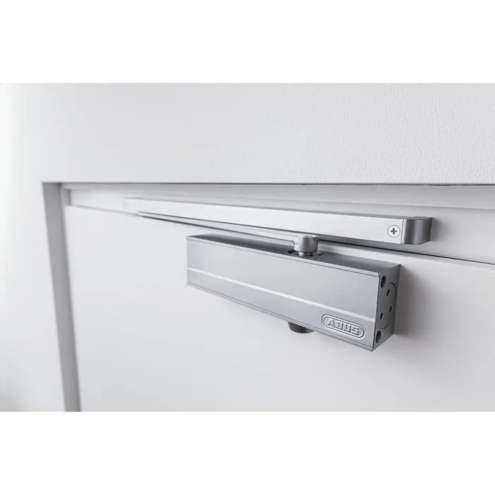 ABUS Ferme-porte AC7303 S - Pour portes jusqu'à 96 cm de large et 60 kg, fermeture sûre et silencieuse - Bureaux et bâtiments publics