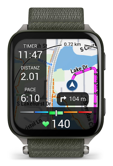 Garmin Venu Sq 2 Music Montre Connectée Smartwatch AMOLED 2 Pouces GPS Santé Autonomie 11 Jours