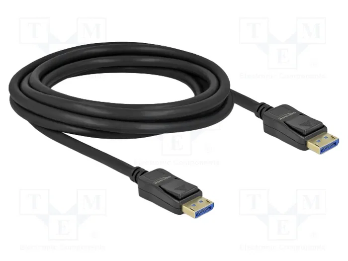 DELOCK Câble DisplayPort 2.0 noir 3m DELOCK Câble DisplayPort 2.0 noir 3m