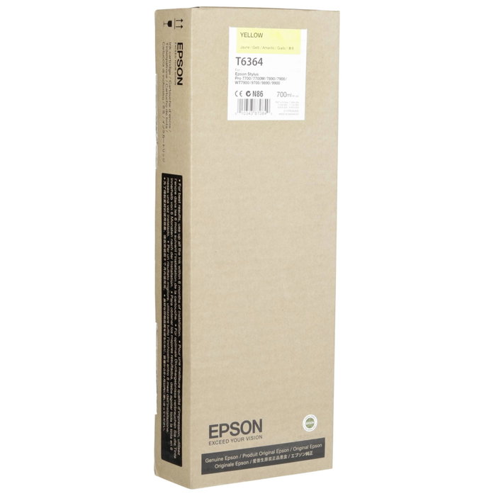 Epson Cartouche d'encre Jaune UltraChrome 700 ml pour Stylus Pro Epson Cartouche d'encre Jaune UltraChrome 700 ml pour Stylus Pro