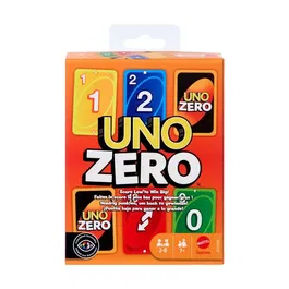UNO UNO Zero - Jeu de cartes stratégique pour 2 à 8 joueurs, à partir de 7 ans, version revisitée inspirée du Golf - Mattel Games JHH48