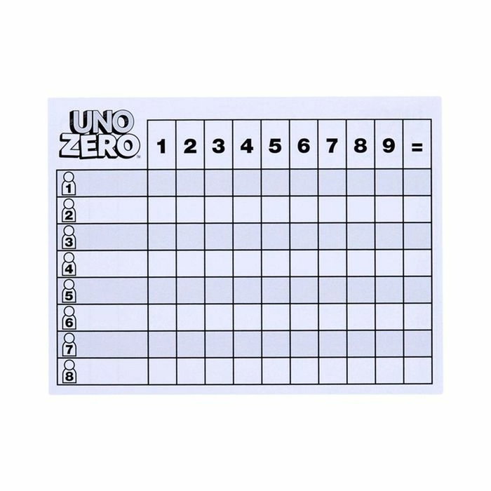 Mattel Games UNO Zero - Jeu de cartes