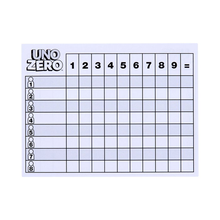 Mattel UNO Zero - Jeu de cartes Mattel UNO Zero - Jeu de cartes