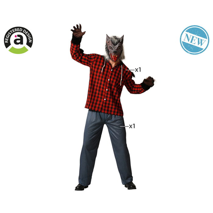 BigBuy Carnival Déguisement Loup-garou pour Homme XS/S