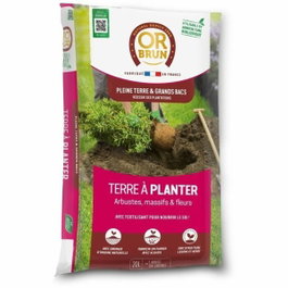 Or Brun Terre à planter Brun 20 L