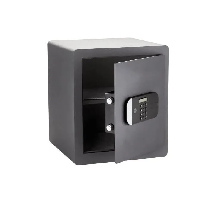 Coffre-fort électronique haute sécurité YALE à serrure numérique 35,5 L (100 000 codes, certifié Sold Secure Silver SKG 2*, acier blindé)