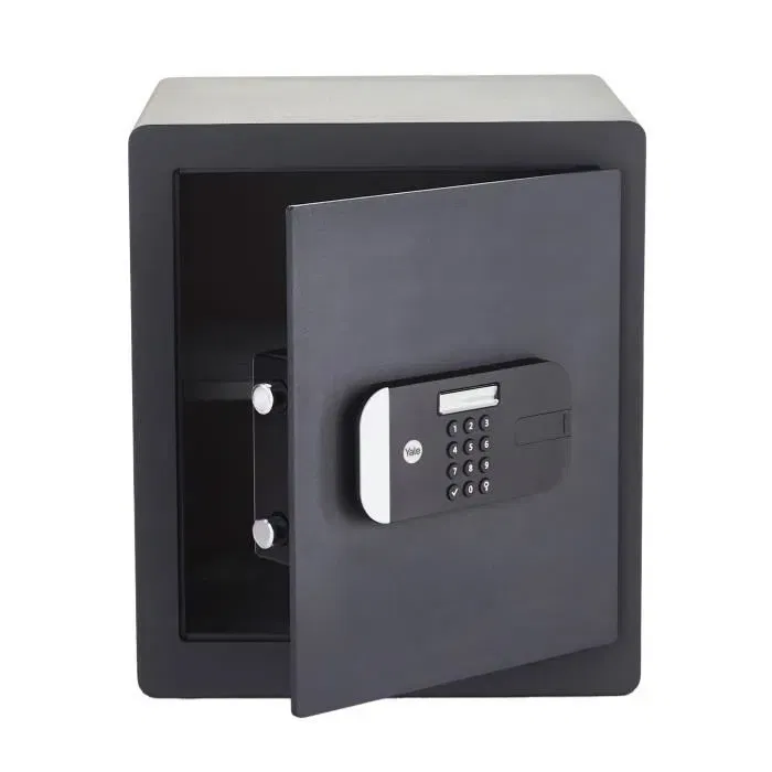 Coffre-fort électronique haute sécurité YALE à serrure numérique 35,5 L (100 000 codes, certifié Sold Secure Silver SKG 2*, acier blindé)