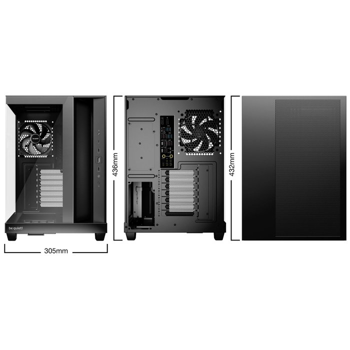 be quiet! Boîtier Light Base 500 BGW83 Noir