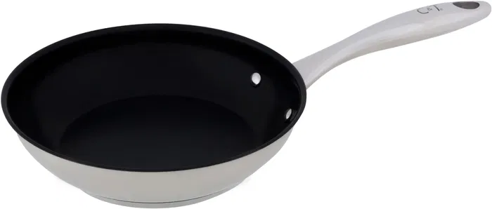 Cosy & Trendy Poêle CLASSIC 20 cm en acier inoxydable avec revêtement antiadhésif et fond encapsulé pour tous feux, y compris induction