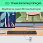 HP Clavier Sans Fil 230 Noir AZERTY - Clavier Gomme Silencieux et Confortable avec Connexion 2,4 GHz et Autonomie Longue Durée