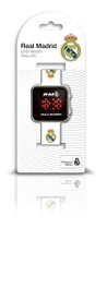 Kids Euroswan Réveil digital LED Real Madrid avec lumière LED et fonctions. Multilingue 3,5 cm