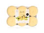 Acorde Lot de 6 bougies chauffe-plat maxi vanille 9 h cire jaune 17x2x11 cm (Set de 24)