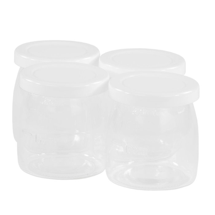 Unold 38726 Jogi Fabriqueur de Yaourt avec 4 Bocaux en Verre
