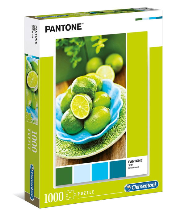 Clementoni - Puzzle Pantone 1000 pièces - Punch au citron vert - Unisexe - Jouet créatif Clementoni - Puzzle Pantone 1000 pièces - Punch au citron vert - Unisexe - Jouet créatif