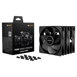 be quiet! Pure Wings 3 PWM Reverse 120mm Black 3-Pack