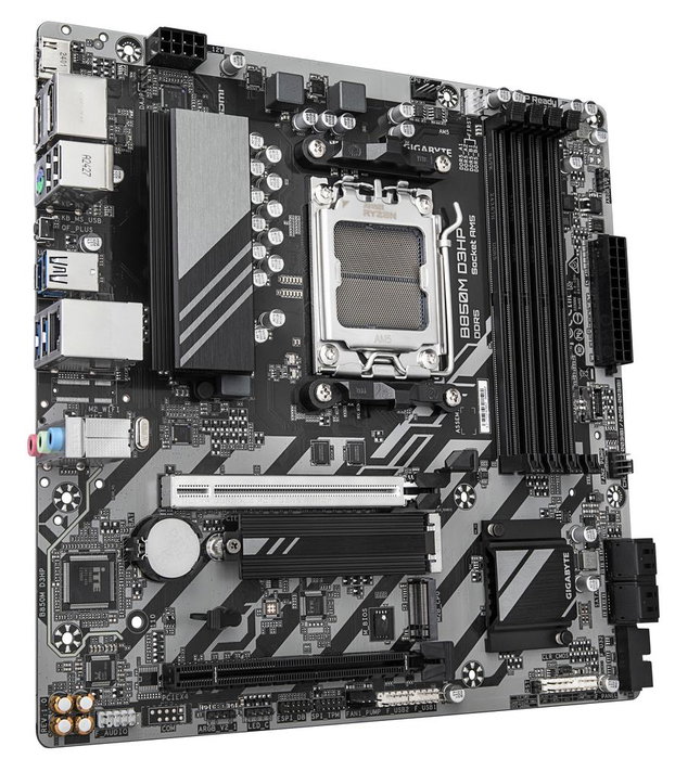 Gigabyte B850 M D3HP Carte mère Micro ATX Socket AM5 DDR5 PCIe Gen 5.0 Noir Gigabyte B850 M D3HP Carte mère Micro ATX Socket AM5 DDR5 PCIe Gen 5.0 Noir