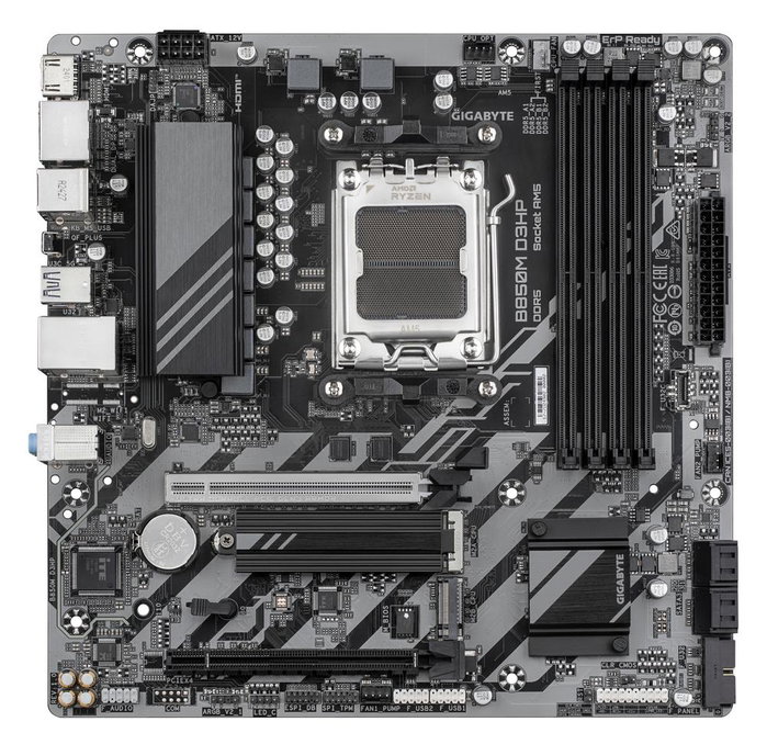 Gigabyte B850 M D3HP Carte mère Micro ATX Socket AM5 DDR5 PCIe Gen 5.0 Noir Gigabyte B850 M D3HP Carte mère Micro ATX Socket AM5 DDR5 PCIe Gen 5.0 Noir