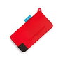 Veho Pebble Pokket Power Bank portable ultra-mince 1000mAh micro avec port USB-C intégré pour smartphone - Rouge