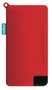 Veho Pebble Pokket Power Bank portable ultra-mince 1000mAh micro avec port USB-C intégré pour smartphone - Rouge