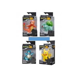 Jazwares Figurine Pokémon Collection Métallique Série 8 - Aléatoire - 8 cm - Pikachu et autres