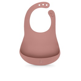 Suavinex Bavoir en silicone SELECTION Rose