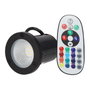 Spot encastrable de jardin 5W RGBW IP65 60º avec télécommande
