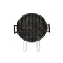 Livoo DOC172K - Barbecue à charbon de bois Ø 41 cm, grille en acier chromé, hauteur 69.5 cm, 2 roues crantées et poignées de transport