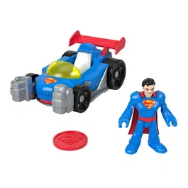 Imaginext DCSF Deluxe - Véhicule de Superman avec projectiles, pour enfants dès 4 ans, jeu d'extérieur