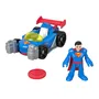 Imaginext DCSF Deluxe - Véhicule de Superman avec projectiles, pour enfants dès 4 ans, jeu d'extérieur