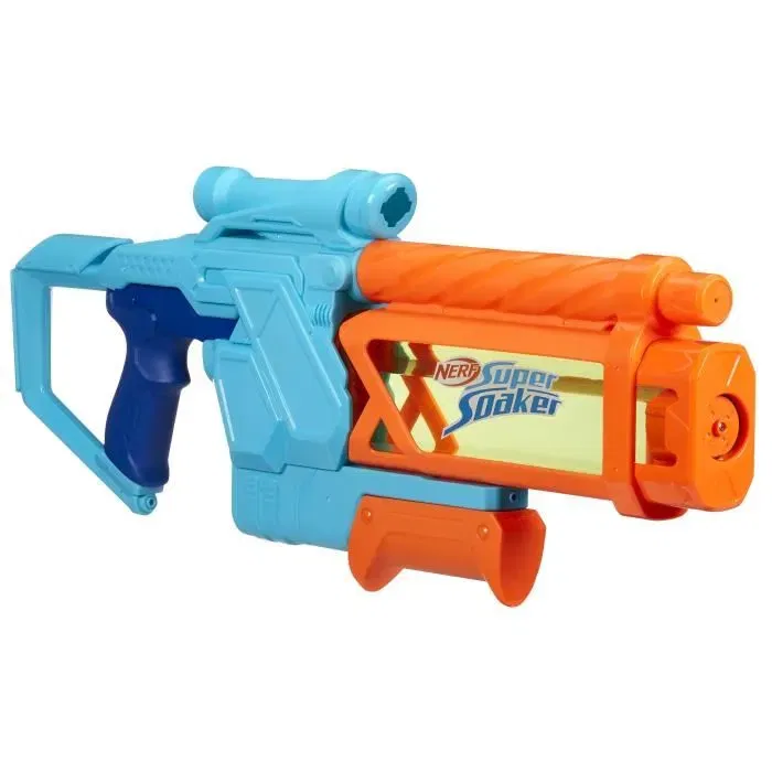 Nerf Super Soaker Pistolet à eau Mega Dunk-Fill avec remplissage instantané facile et réservoir de 1L - À partir de 6 ans