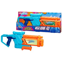 Hasbro Nerf Super Soaker Mega Dunk-Fill G0999 - Pistolet à eau remplissage par immersion, réservoir 1L, multilingue