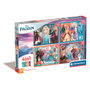 Clementoni Puzzle Progressif 4 en 1 Frozen Disney 12-24 Pièces dès 3 Ans