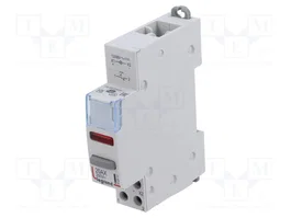 LEGRAND Commutateur à bouton-poussoir SPST-NC 20A gris pour rail DIN