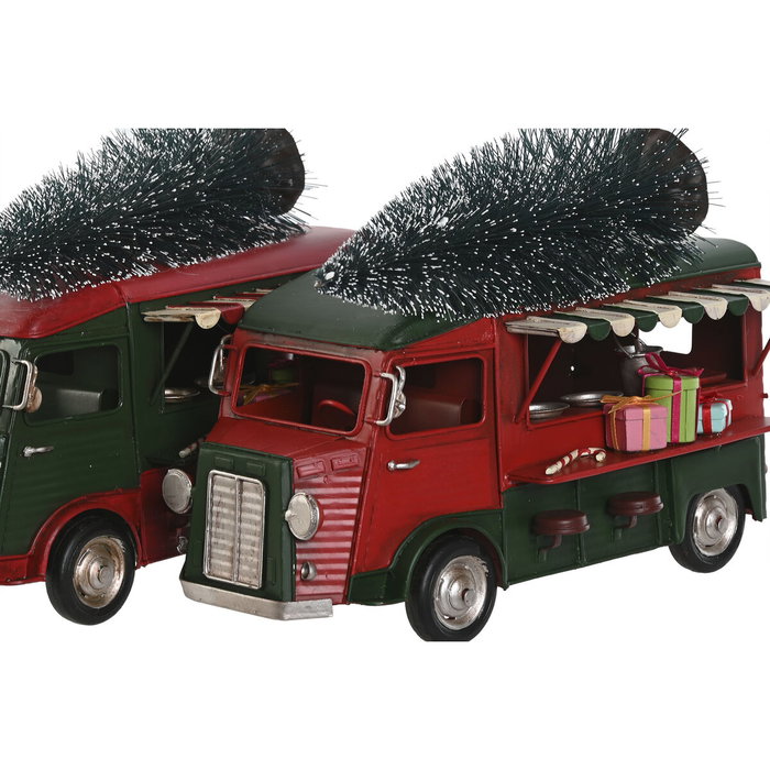 Décorations de Noël Home ESPRIT Rouge Vert 26 x 14,5 x 20 cm (2 Unités) Décorations de Noël Home ESPRIT Rouge Vert 26 x 14,5 x 20 cm (2 Unités)