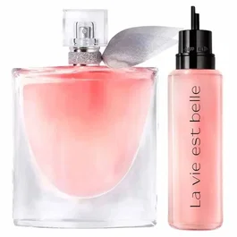 Lancôme Coffret La Vie Est Belle Eau De Parfum pour femme, 50 ml + Recharge 100 ml
